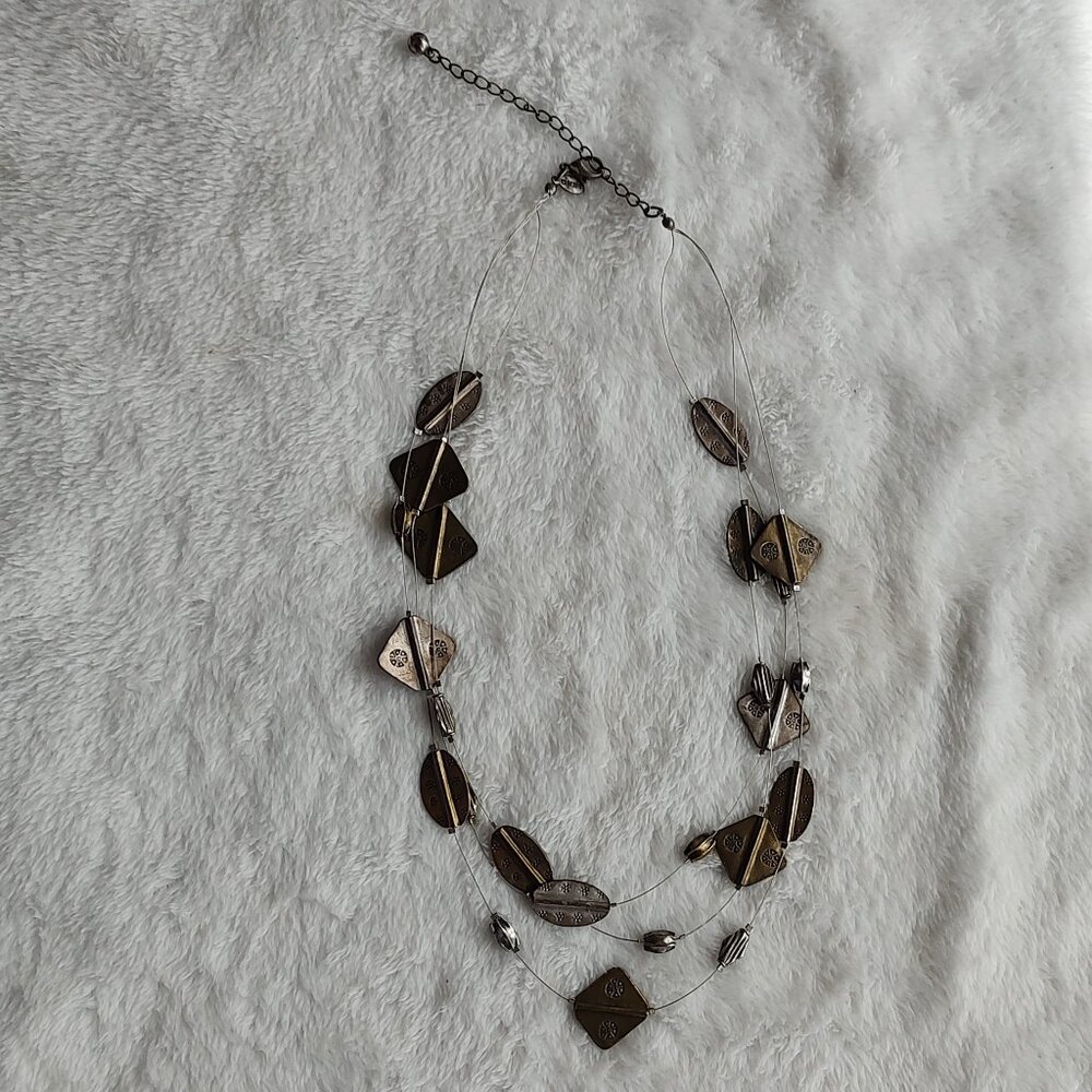 4 Chico's Invisible Floating Layered Multi-Strand… - image 5